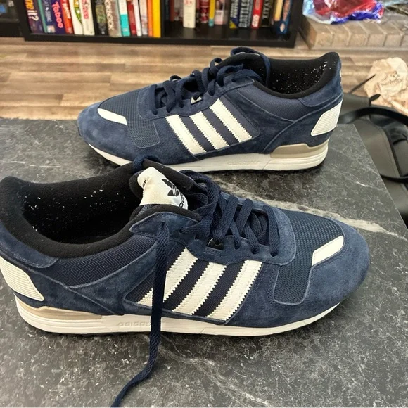 adidas Blue and White Men's Sneakers - Picture 3 of 6